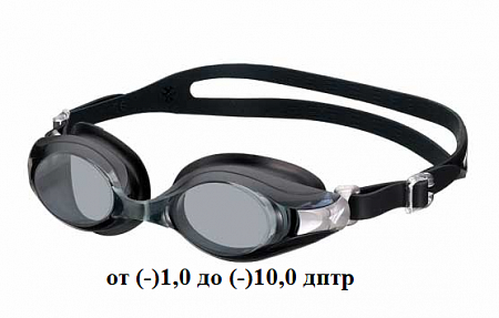 Очки для плавания / бассейна View с диоптриями от -1,0 до -10,0
