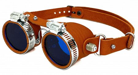 Солнцезащитные очки Стимпанк L orange-blue