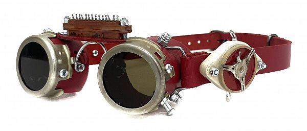 Стимпанк S red-grey